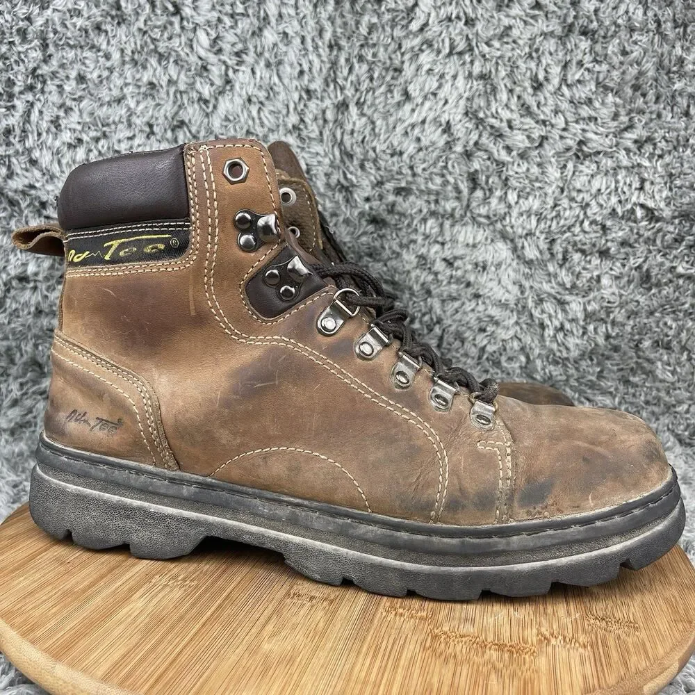 AdTec Leather Work Boots Men's 12 Water Resistant